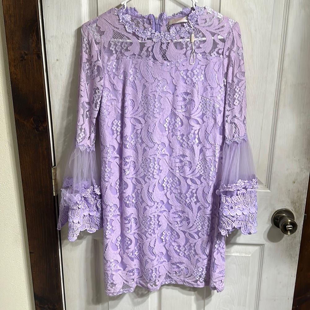 Jj’s Fairyland lilac lace dress